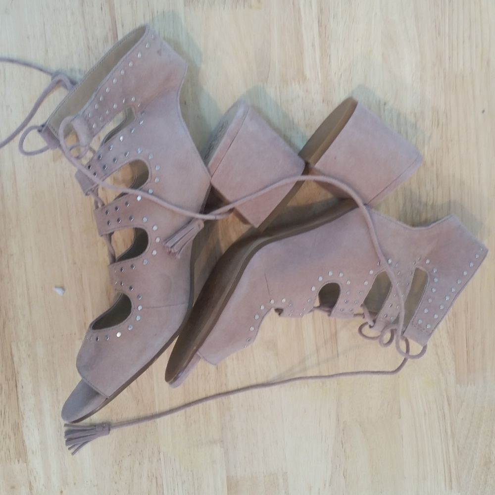 Vince Camuto VP-Henley Studded Lace Up Sandals - Picture 6 of 7